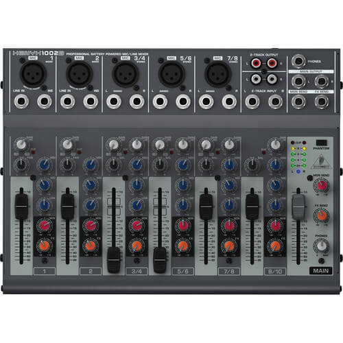 Benhringer 1002B Mezcladora analógica de 10 canales